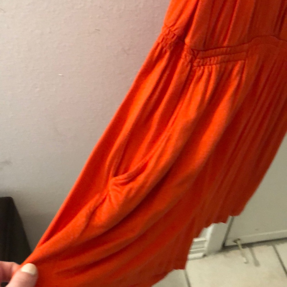 Red orange romper - Picture 3 of 4